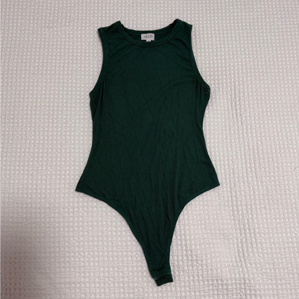 Le Lis Green Bodysuit - Size M - Like New Condition